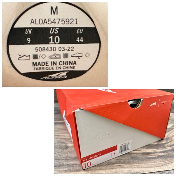 NIB Altra Provision 6 Running Shoes Sneakers Sand - Picture 11 of 15